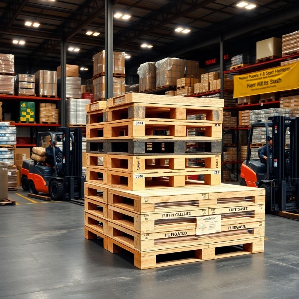 Pallets Fumigados para Exportacion