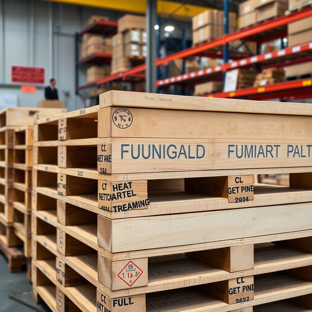 Pallets Fumigados para Exportacion
